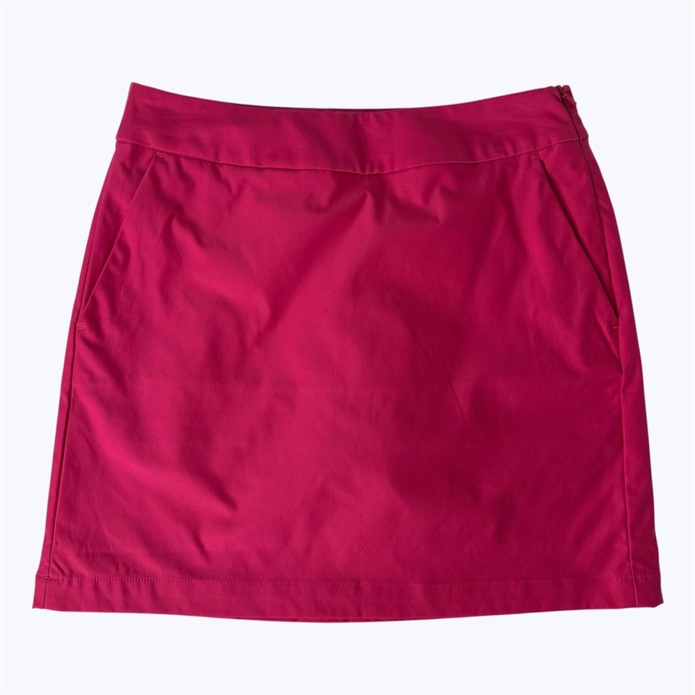 Nike Golf Dri-FIT Skort Hot Pink Pockets Tennis Resort Preppy Skirt Shorts Sz 2